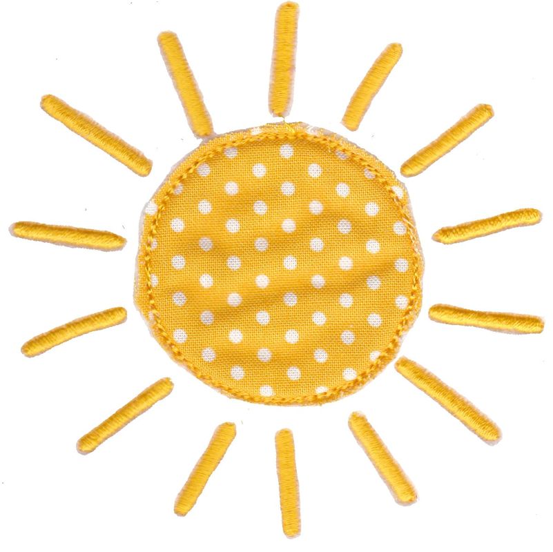 Sun Raw Edge Applique