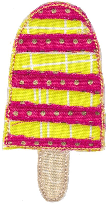 Popsicle Raw Edge Applique