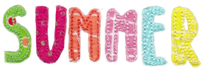 Summer Raw Edge Applique