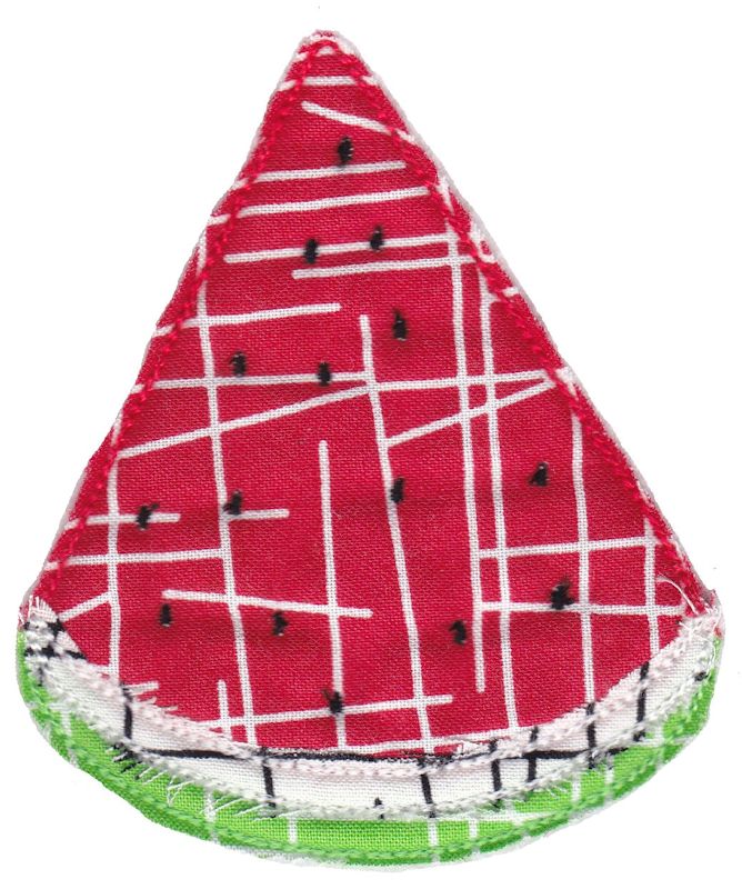 Watermelon Raw Edge Applique