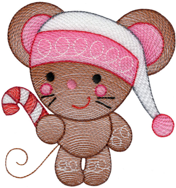 Sketch Gingerbread Mouse