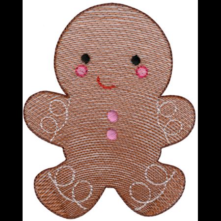 Sketch Gingerbread Boy Cookie