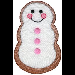 Sketch Gingerbread Snowman Cookie
