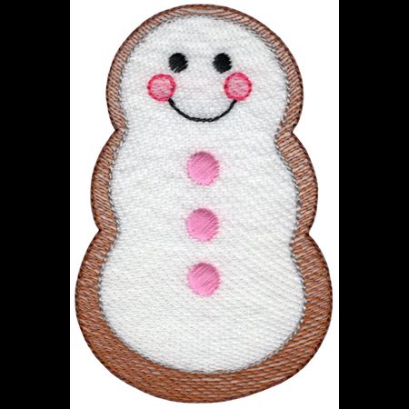 Sketch Gingerbread Snowman Cookie