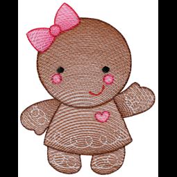 Sketch Gingerbread Girl