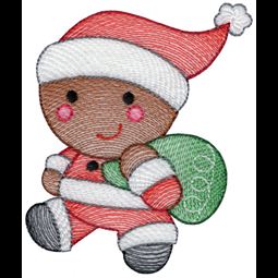 Sketch Gingerbread Santa