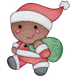 Sketch Gingerbread Santa