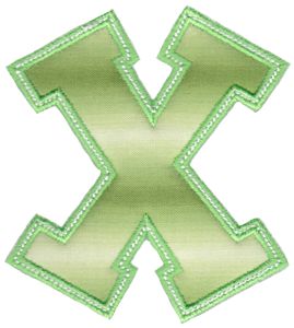 Sweet Greek Alphabet Applique 22