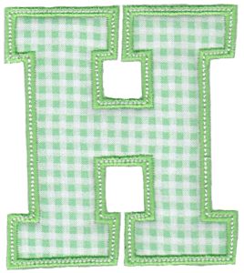 Sweet Greek Alphabet Applique 7