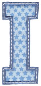 Sweet Greek Alphabet Applique 9