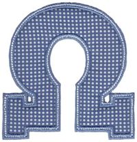 Sweet Greek Alphabet Applique