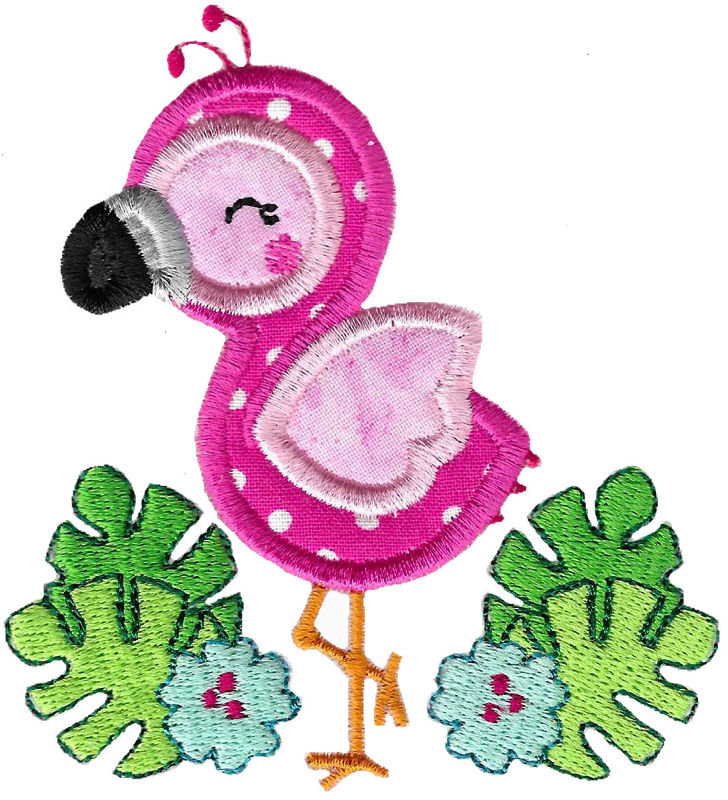 Applique Flamingo