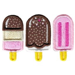 Applique Trio Of Ice-Creams