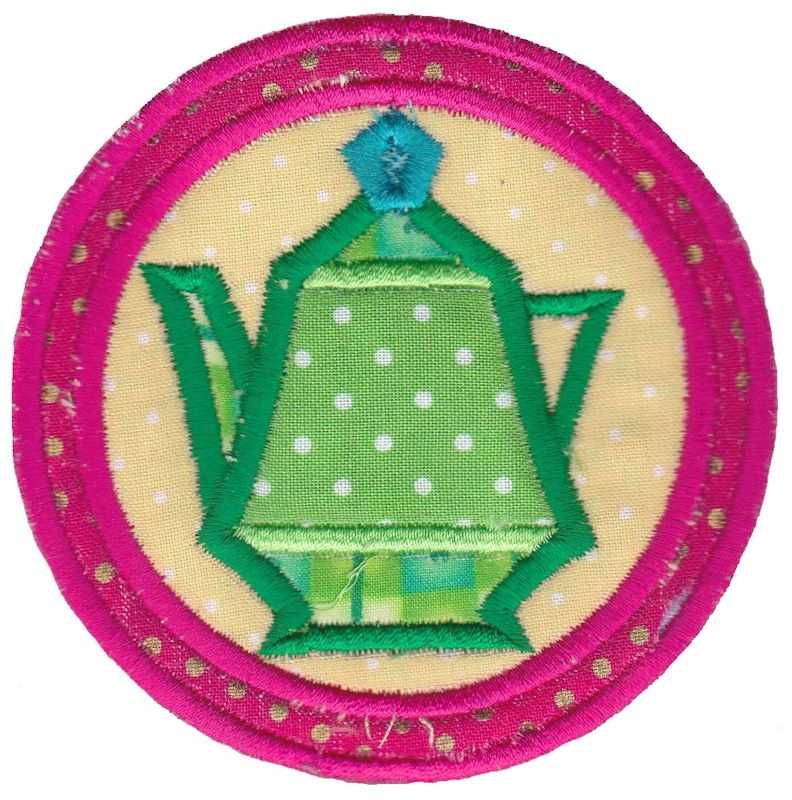 Green Teapot Coaster