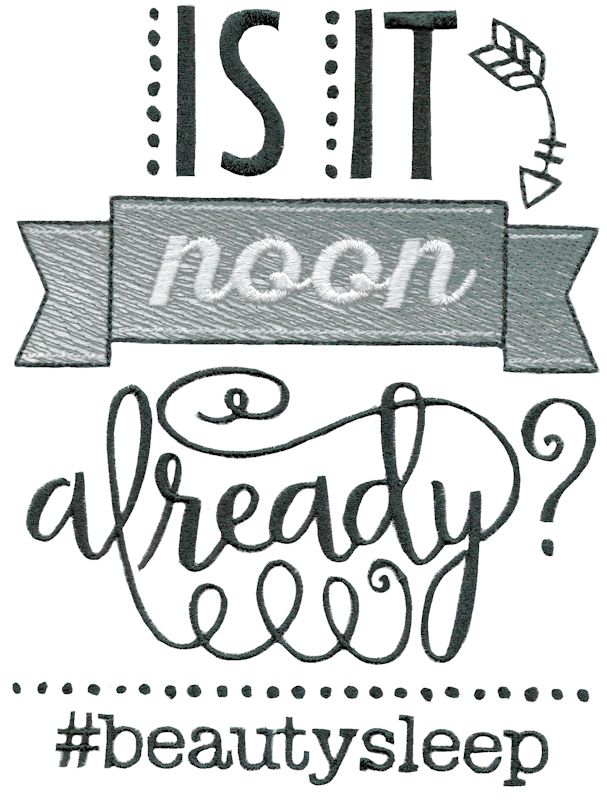 Is It Noon Already Beauty Sleep