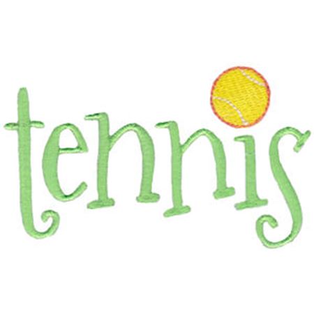 Tennis Word Art