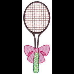 Tennis Racket With Bow