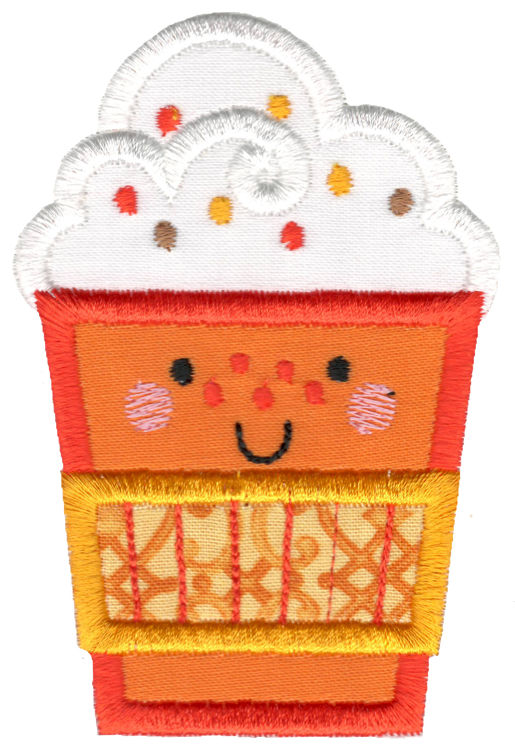 Applique Pumpkin Spice Latte