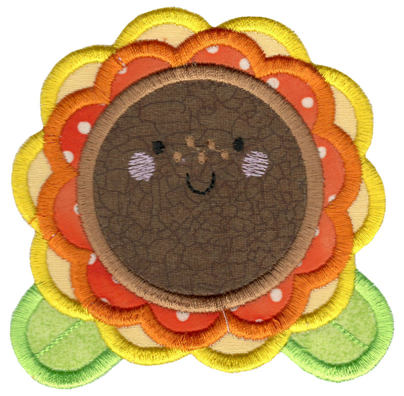 Applique Sunflower
