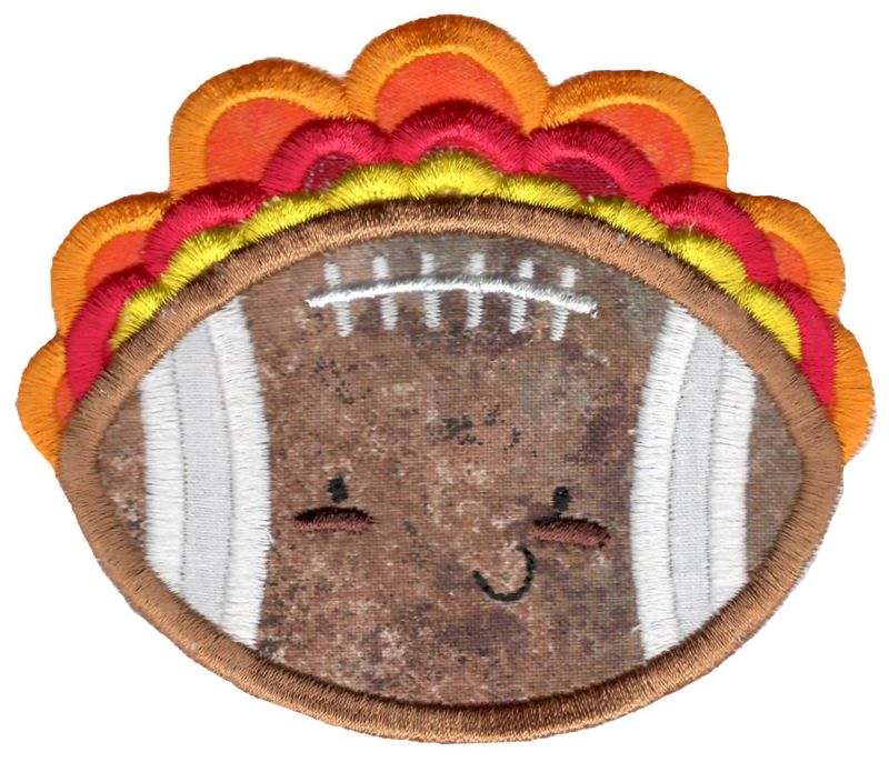Turkey Football Applique