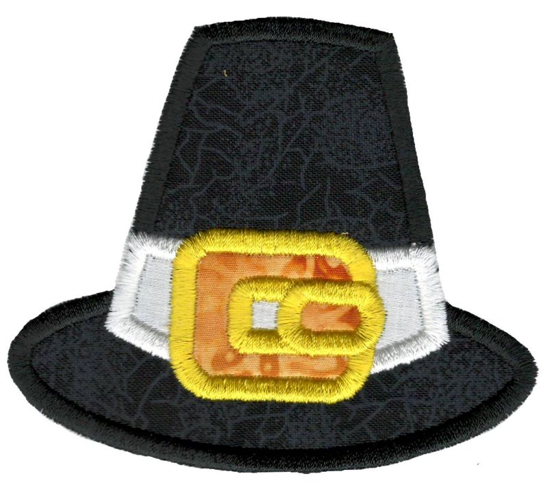 Pilgrim Hat Applique