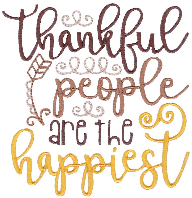 Thankful People Are The Happiest