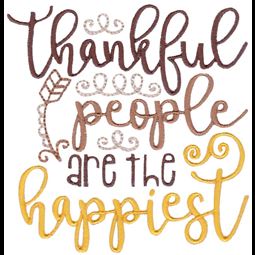 Thankful People Are The Happiest