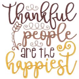 Thankful People Are The Happiest