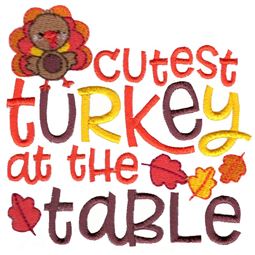 Cutest Turkey At The Table