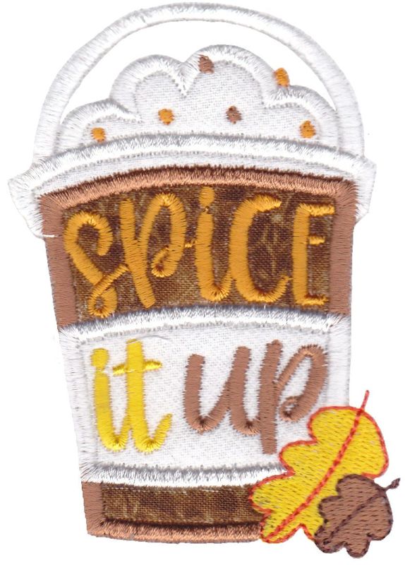Spice It Up Pumpkin Latte Applique