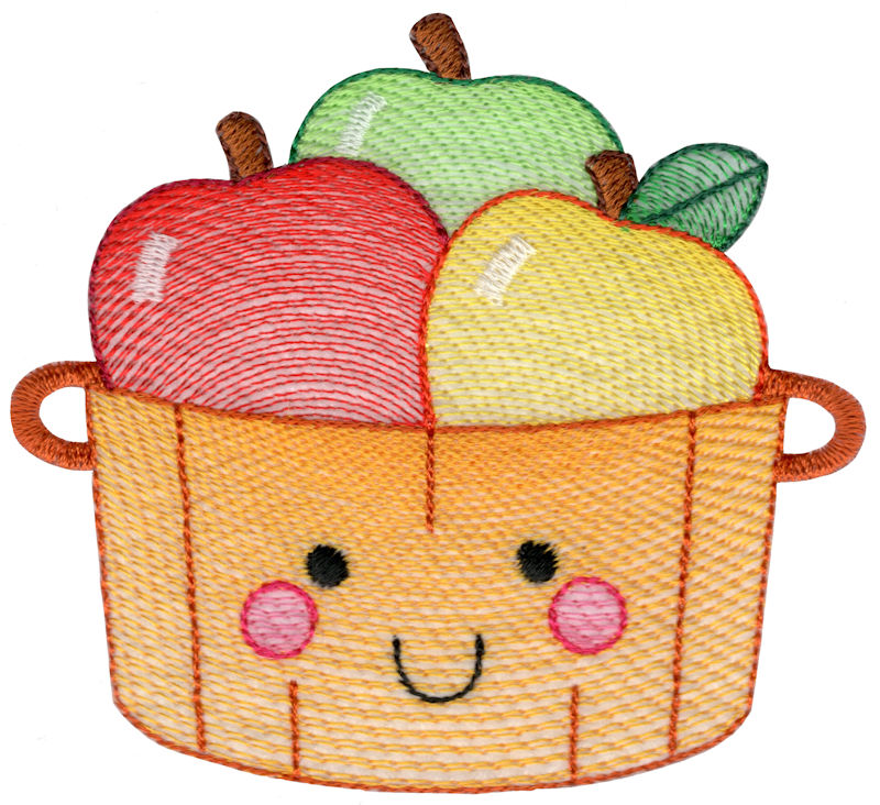 Sketch Barrel Of Apples