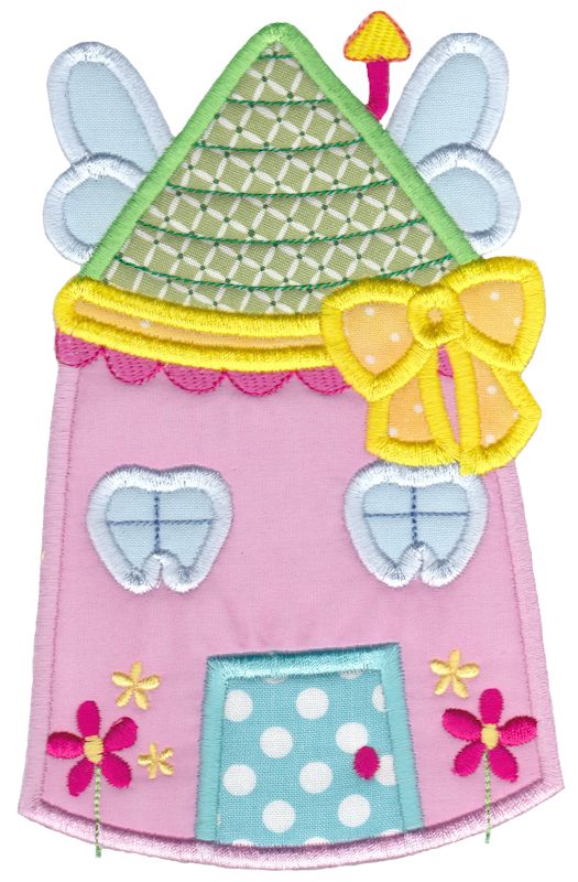 Tooth Fairy House Applique
