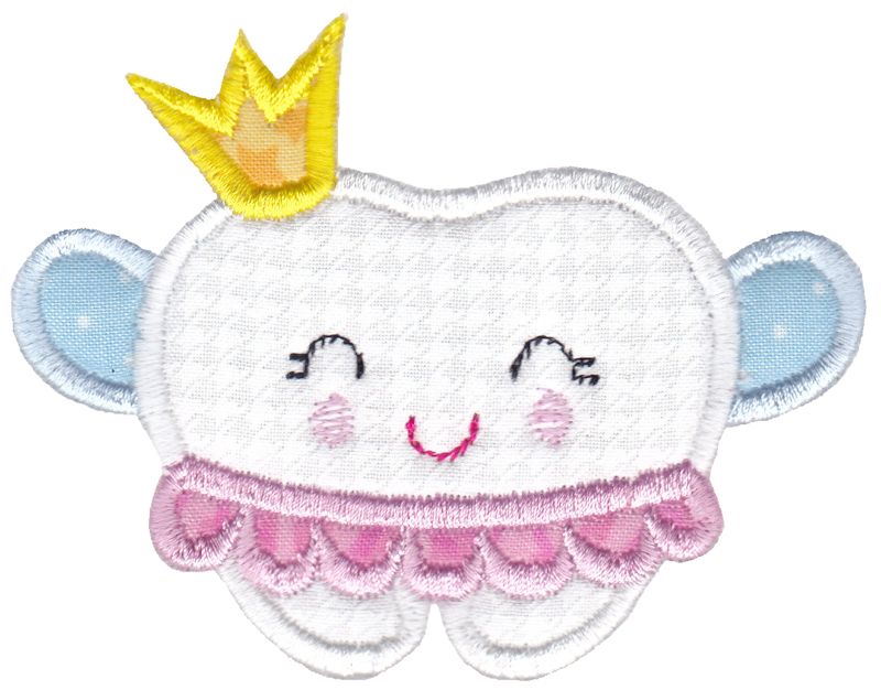 Princess Tooth Applique