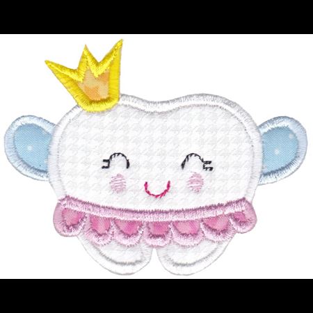 Princess Tooth Applique