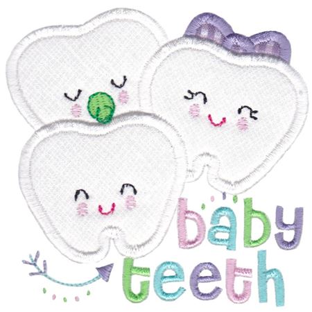 Baby Teeth Applique