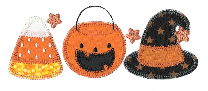 Halloween Trio Applique