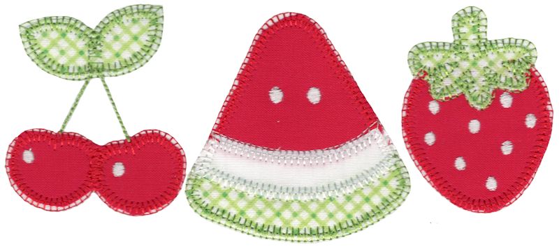 Fruit Trio Applique