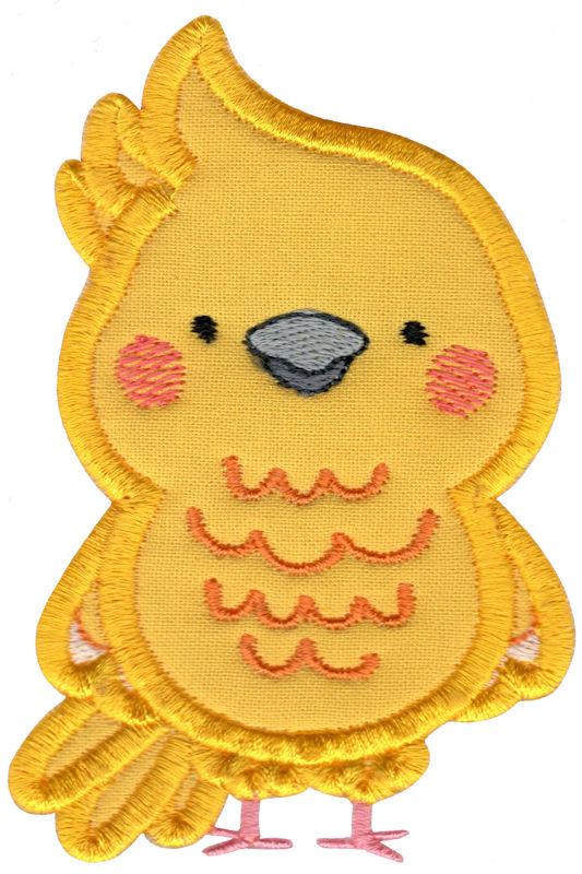 Cockatiel Applique