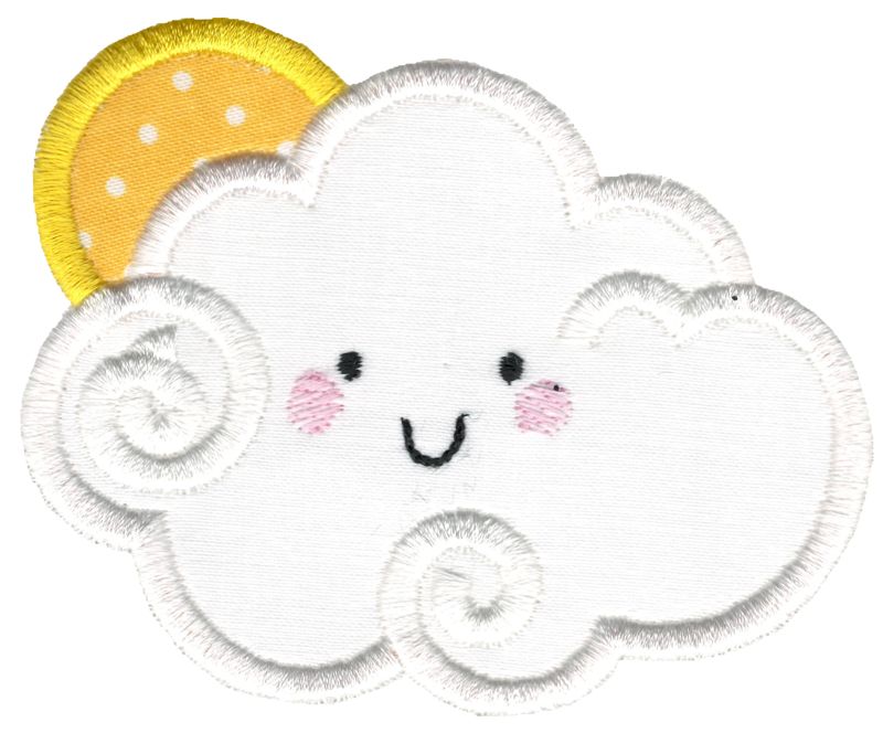 Applique Sun And Cloud