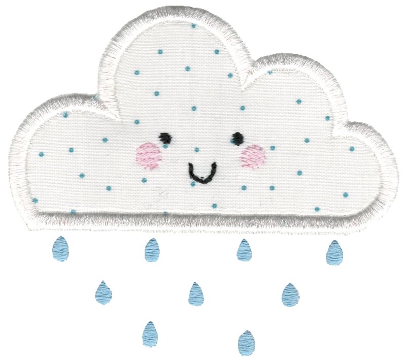 Applique Rain Cloud