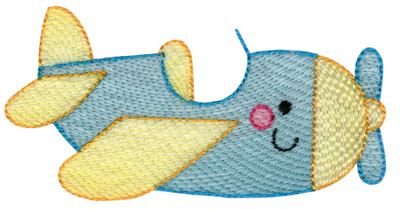 Sketch Propeller Plane