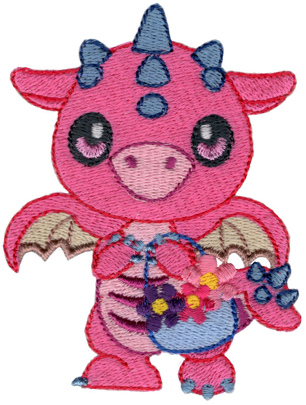 Dragon With Flower Basket