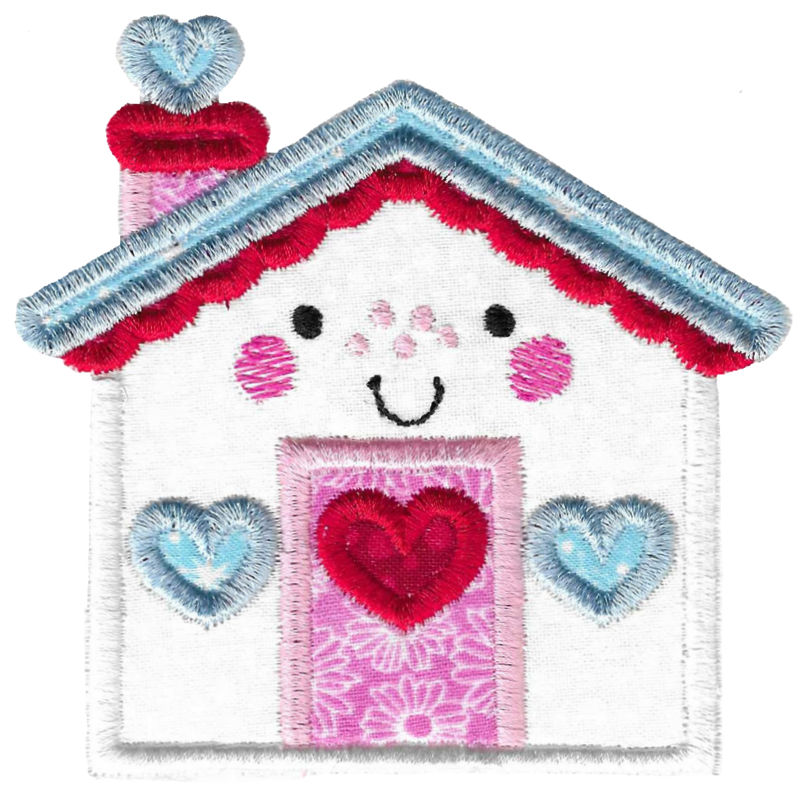 House of Love Applique