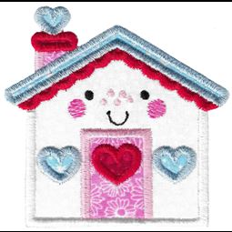 House of Love Applique