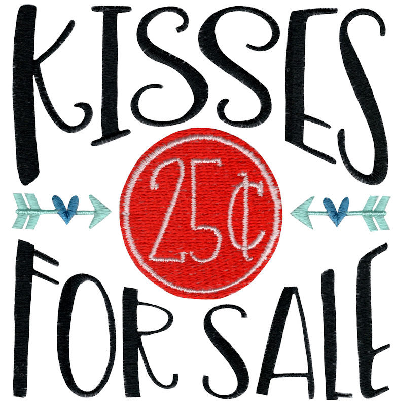 Kisses For Sale 25c
