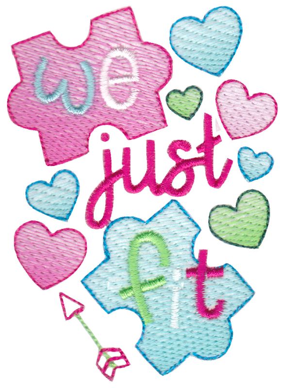 We Just Fit Puzzle Pieces Sketch