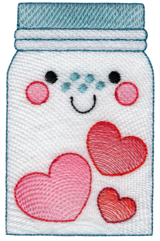 Sketch Love Mason Jar