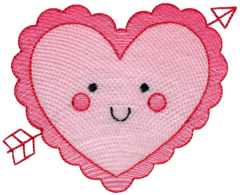 Sketch Heart And Arrow