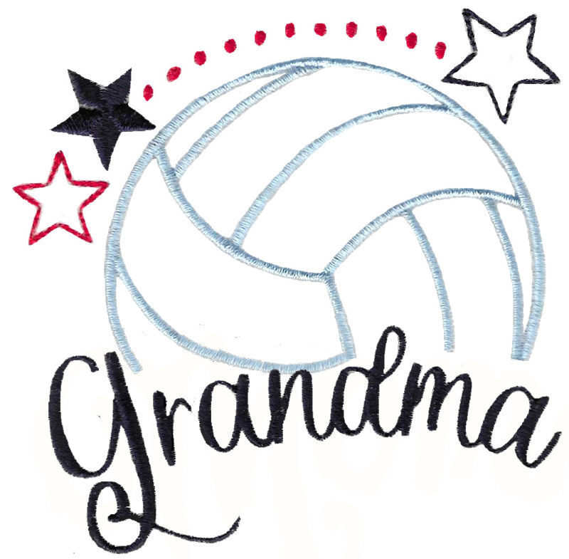 Volleyball Grandma
