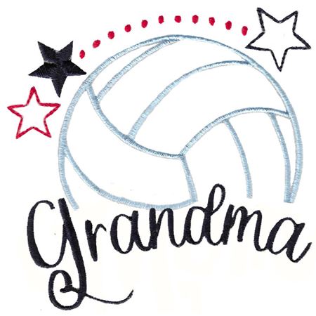 Volleyball Grandma